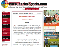 Tablet Screenshot of motchartersports.com
